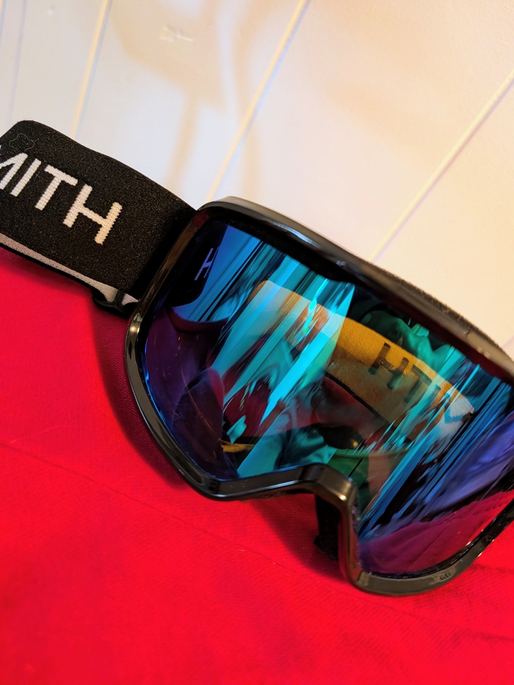 Smith Blue Mirror Lens Ski Goggles